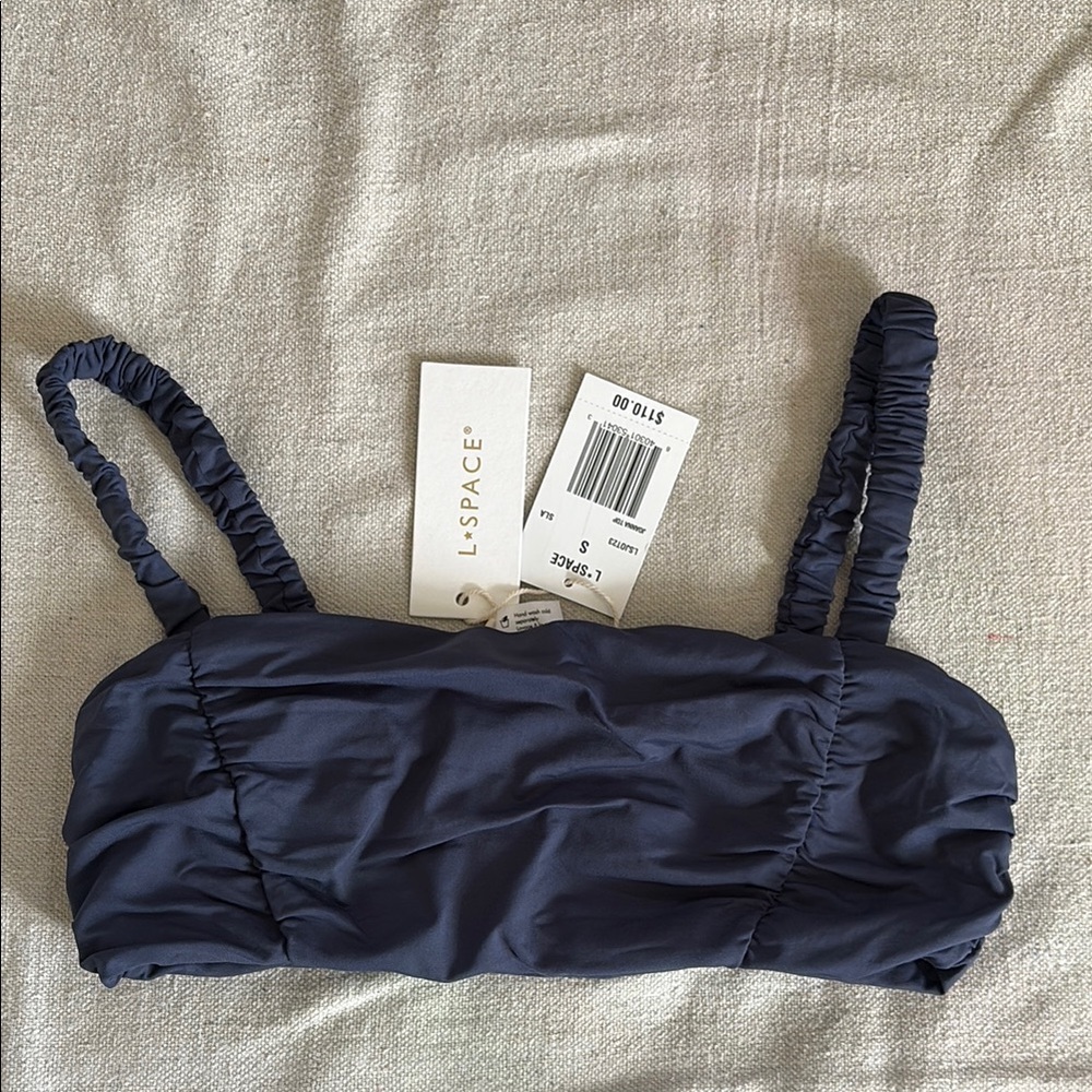 L*Space Navy Bikini Top